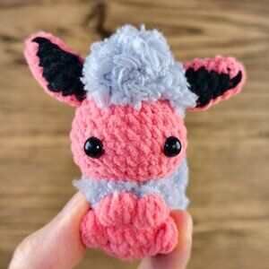 Handmade Amigurumi Crochet Pokemon Small Flareon Plushie